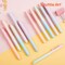 15-Piece Retractable Gel Pens, 0.5mm Fine Point, Black Ink for Journaling & Notes